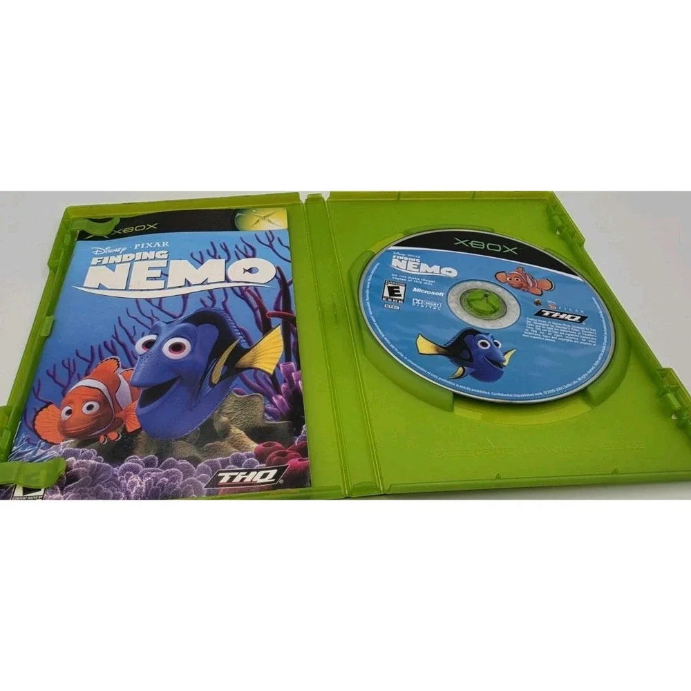 Finding Nemo Disney Pixar Microsoft Xbox Game NTSC-U/C Complete CIB Tested
